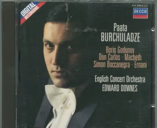 CD Paata Burchuladze: Mussorgsky Verdi (Decca) 1985