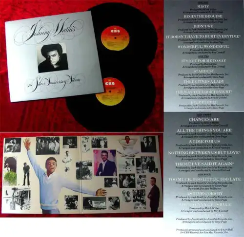 2LP Johnny Mathis: The First 25 Years Silver Anniversary Album 1981