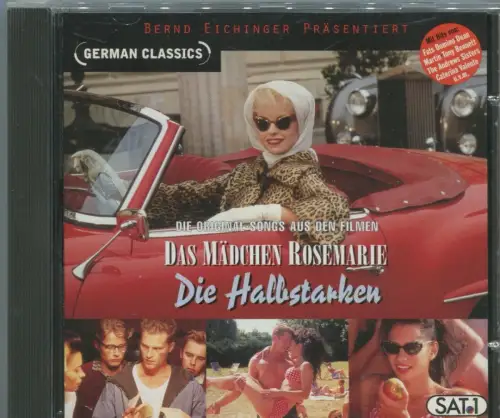 CD Das Mädchen Rosemarie / Die Halbstarken (SAT 1 Soundtrack) 1996