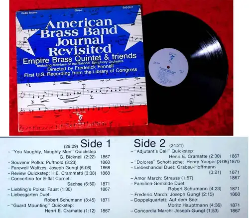 LP Empire Brass Quintet & Friends: American Brass Band Journal Revisited 1978