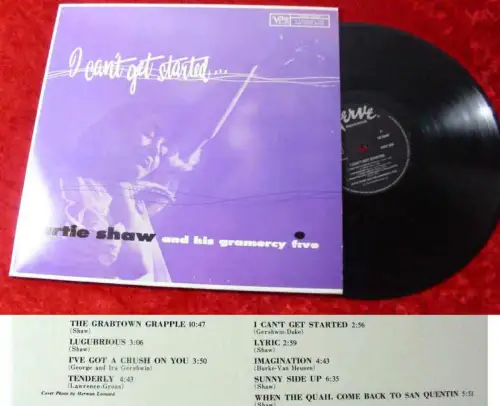 LP Artie Shaw & Grammercy Five: I Can't get started