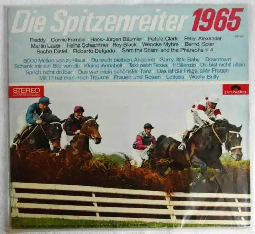LP Spitzenreiter 1965 (Polydor 237 317) Freddy Quinn Roy Black Petula Clark....