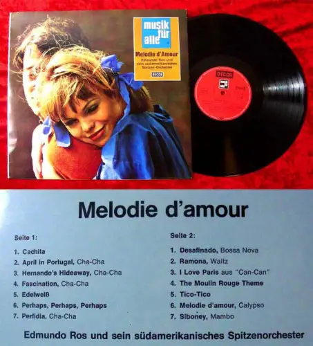 LP Edmundo Ros: Melodie d´Amour (Musik für Alle ND 154)
