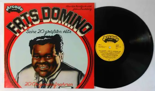LP Fats Domino: Seine 20 größten Hits (Arcade ADEG 22) D 