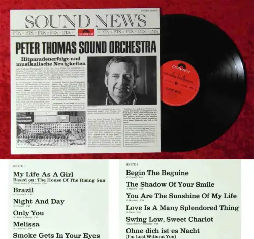 LP Peter Thomas Sound Orchester: Sound News (Polydor 2371 638) D 1976