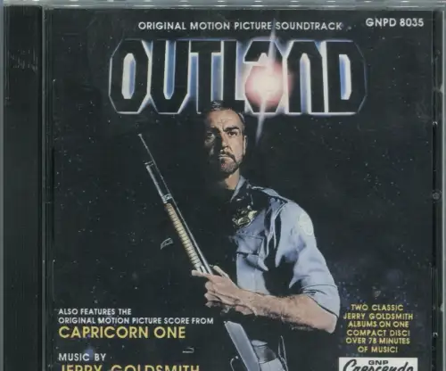 CD Outland - Soundtrack - (Crescendo) - 1993 - Jerry Goldsmith