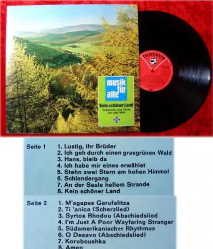 LP Johannischer Chor Berlin Kein schöner Land