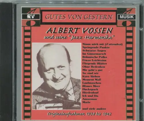 CD  Albert Vossen & seine Jazz Harmonika (RV) 2001