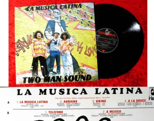 LP Two Man Sound: La Musica Latina (Hansa 201 441-320) D 1980
