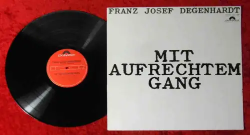 LP Franz Josef Degenhardt: Mit Aufrechtem Gang (Polydor 2371 599) D 1975