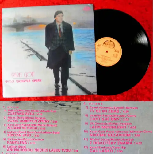 LP Karel Gott: Posel Dobrych Zprav (Supraphon 1113 4180) CSSR 1986