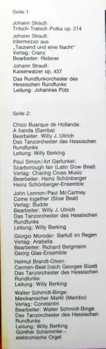 LP Tanz- und Rundfunkorchester des Hessischen Rundfunks 1967 - 1970
