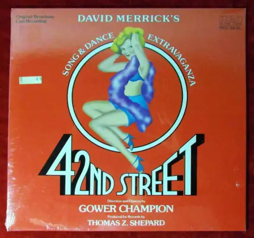 LP 42nd Street - Broadway Cast (RCA CBL-1-3891) US 1980 Sealed