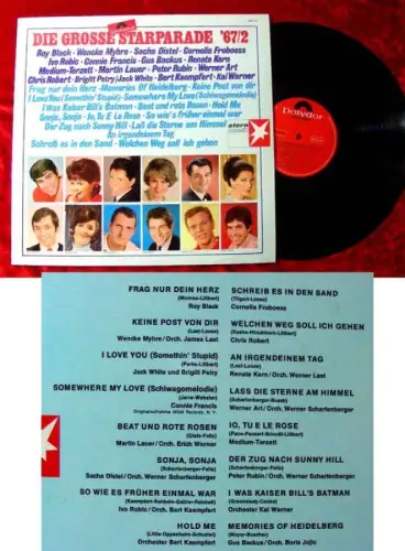 LP Grosse Starparade 67/2 Connie Francis Martin Lauer G