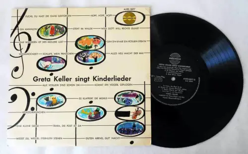 25cm LP Greta Keller singt Kinderlieder (Amadeo AVRS 8077) A
