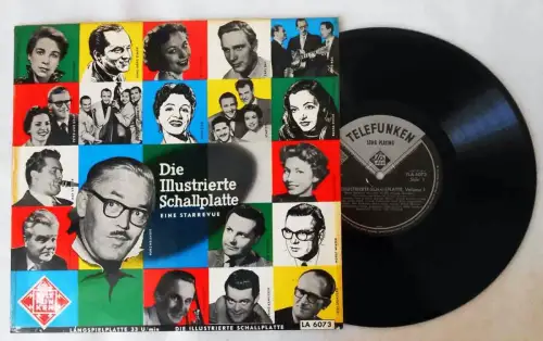 25cm LP Illustrierte Schallplatte - Eine Starrevue (Telefunken LA 6073) D