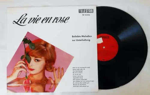LP La Vie En Rose - Beliebte Melodien zur Unterhaltung  (Telestar TR 10026) D
