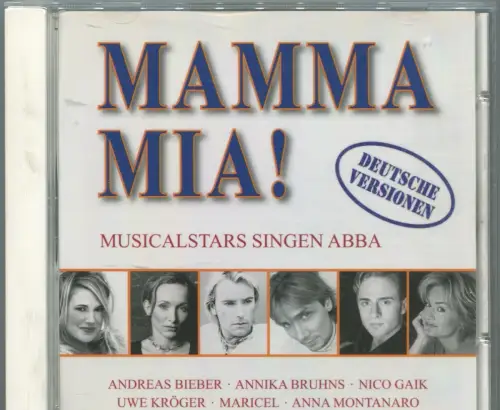CD Mamma Mia - Musicalstars singen Abba - Deutsche Versionen (Alive)