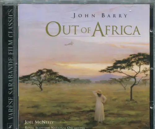 CD Out Of Africa - Soundtrack - John Barry (Varese Sarabande) 1997