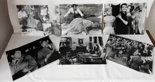 9 Original s/w Aushangfotos Dean Martin "Wer war die Dame" & "Ada" u.a.