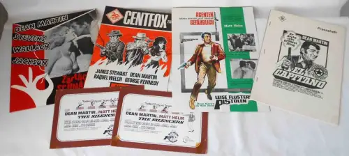 Dean Martin - Filmhefte Pressemappen Memorabilia - Sammlung -