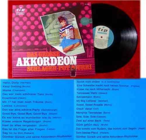 LP Günther Gürsch:Das große Akkordeon Schlagerpotpourri (Tip) D