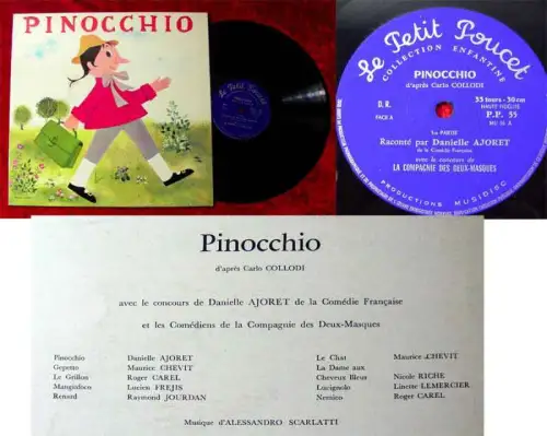 LP Pinocchio - Musik von Scarlatti