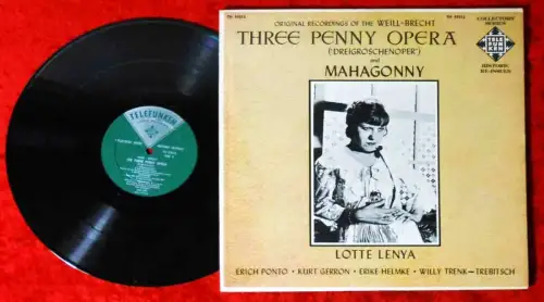 LP Lotte Lenya: Three Penny Opera / Mahagoni (Telefunken TH 97012) Collector´s 