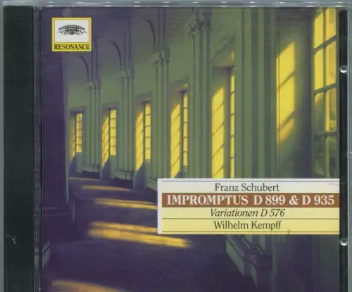 CD Wilhelm Kempff: Schubert - Impromptus D 899 & 935 (DGG)
