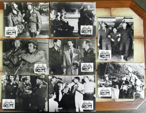 18 Original Kino Aushangfotos Dean Martin & Jerry Lewis s/w