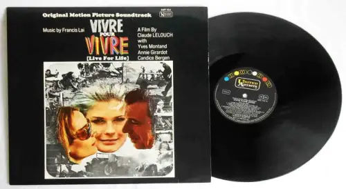 LP Vivre Pour Vivre - Francis Lai - Soundtrack (United Artists 669 154) D 