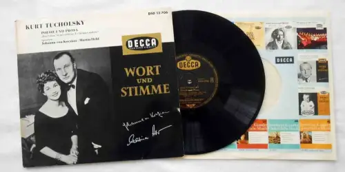 25cm LP Kurt Tucholsky Poesi & Prosa Martin Held Koczian (Telefunken DSD13706) D