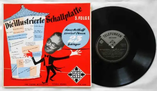 25cm LP Die illustrierte Schallplatte 3. Folge Hans Hellhoff  (Decca TLA 6164)