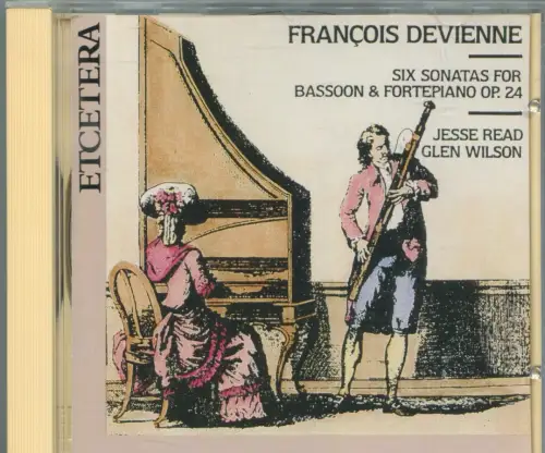 CD Jesse Read: Devienne - Six Sonatas (Etcetera) 1984
