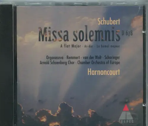 CD Nikolaus Harnoncourt: Missa Solemnis (Teldec) 1997