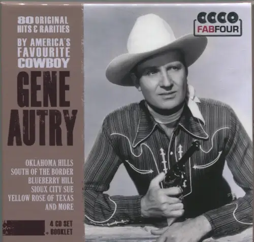 4CD Box Gene Autry: 80 Original Hits & Rarities (Membran)