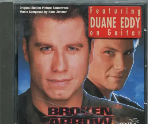CD Broken Arrow - Soundtrack - Hans Zimmer (Milan) 1995