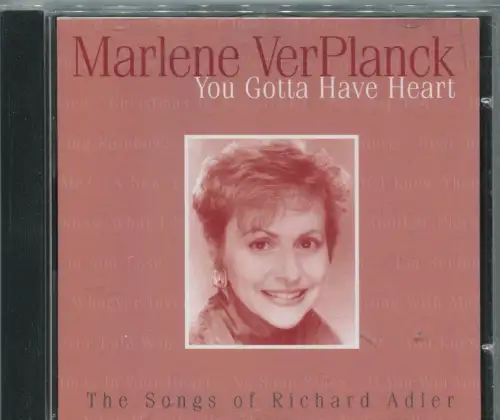 CD Marlene Ver Planck: You Gotta Have Heart (Varese Sarabande) 1997