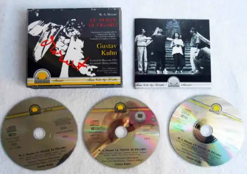 3CD Gustav Kuhn: Mozart - Le Nozze Di Figaro -  Maccerata Festival 1993 - 
