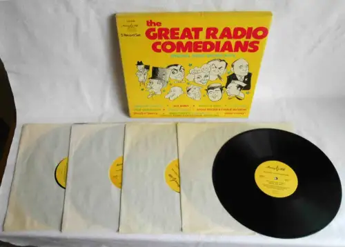 5LP Box The Great Radio Comedians - Original Radio Broadcasts - (US) 