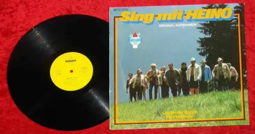 LP Heino: Sing mit Heino - Lieder der Berge / Fahrtenlieder (Humana Edition) D77