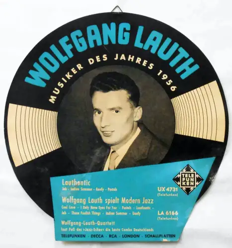 Telefunken Schallplattenwerbung - Wolfgang Lauth - Musiker des Jahres 1956