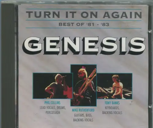 CD Genesis: Turn It On Again - Best of  1981 - 1983 (Vertigo) 1991