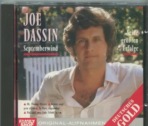 CD Joe Dassin: Septemberwind - Seine größten Erfolge - Deutsches Gold (1991)