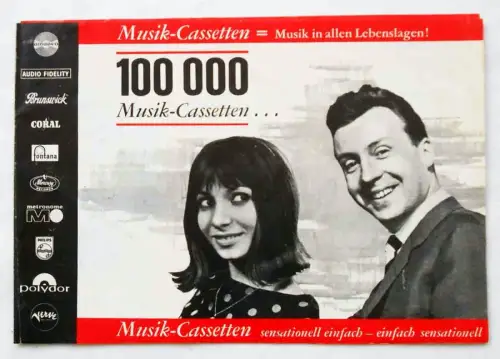 Werbeheft für Musik-Cassetten (DGG) Polydor - Peter Alexander Esther Ofarim