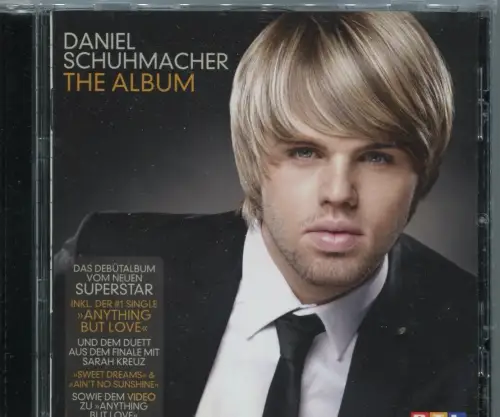 CD Daniel Schuhmacher: The Album (Sony) incl Bonus Video