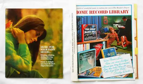 Schallplattenwerbung Reader´s Digest Records (US) - 2 Hefte - 1967/1968