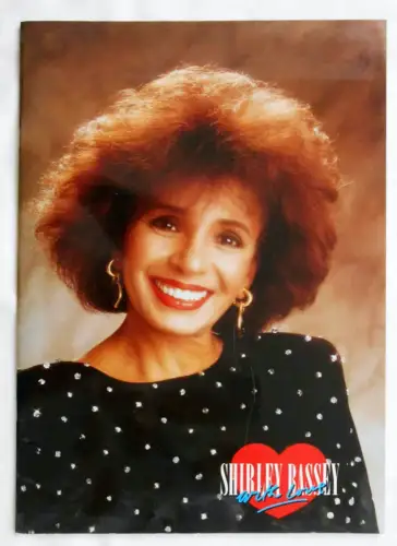 Tourprogramm Shirley Bassey "With Love"  40th Anniversary Tour