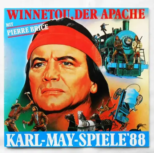 Programmheft - Pierre Brice als Winnetou - 1988 - Winnetou, der Apache
