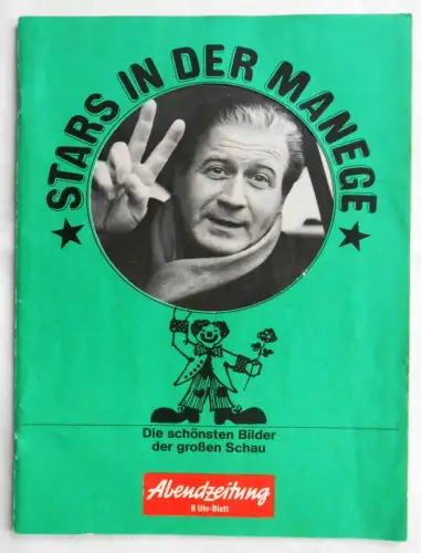 Programmheft - Stars in der Manege - 1975 - Hans Joachim Kulenkampff - Signiert